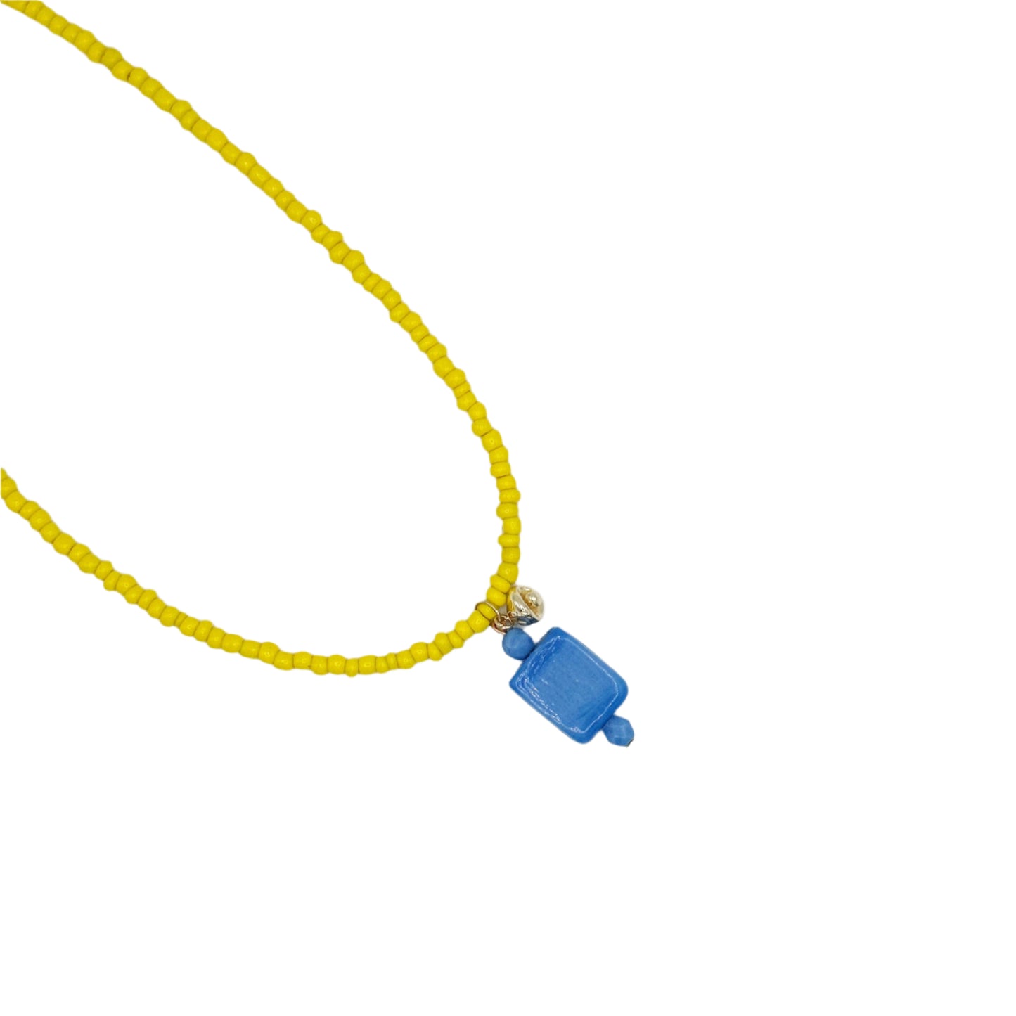 Seed Bead Necklace With Charm