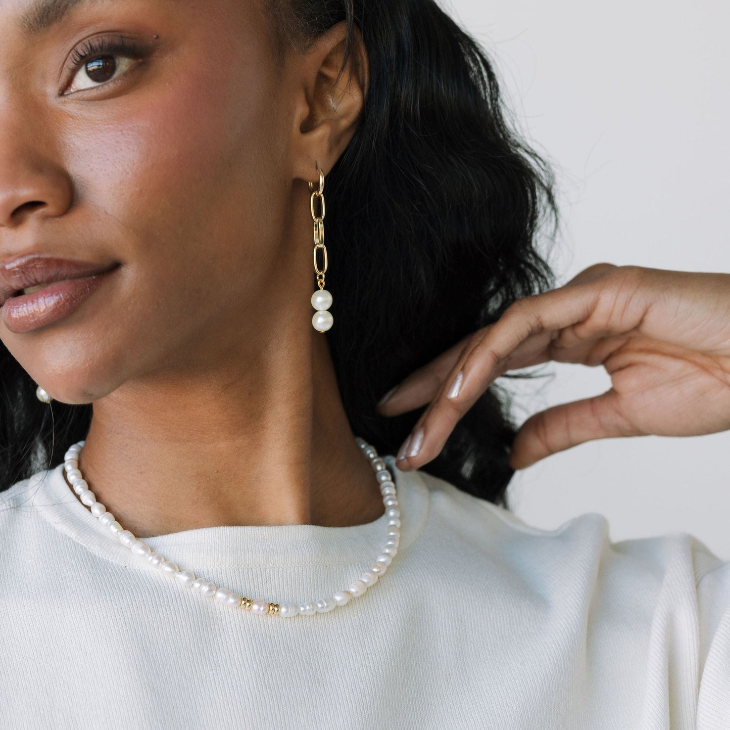 Tiny Pearl Necklace