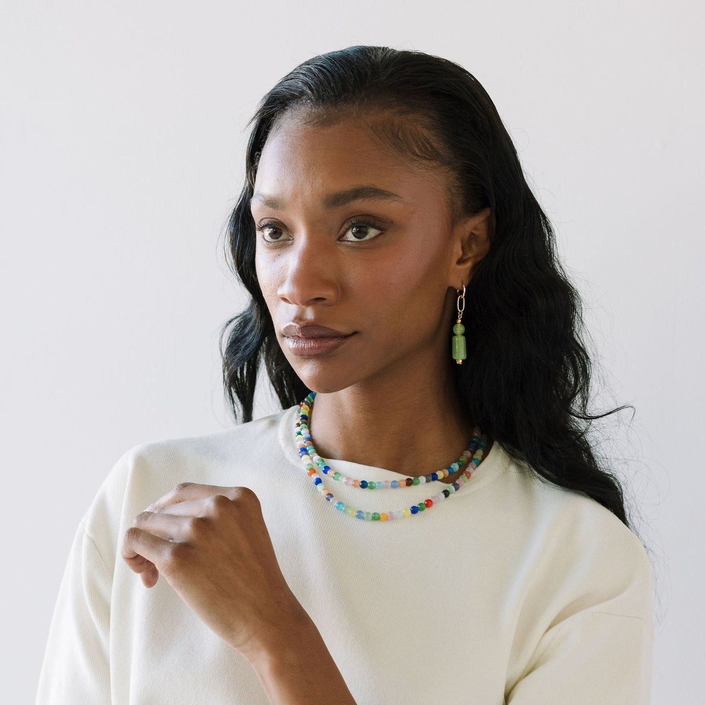 Tiny Cat Eye Necklace