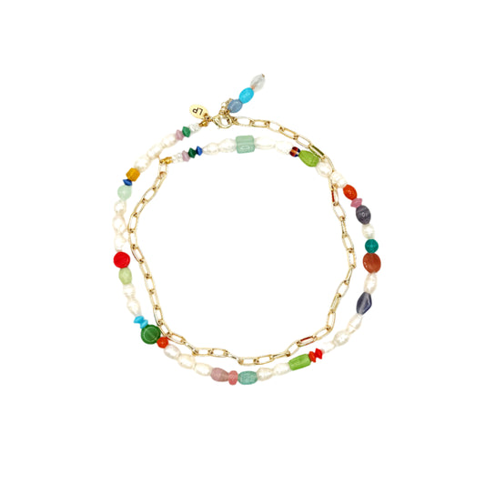 Wrap Necklace With Chain