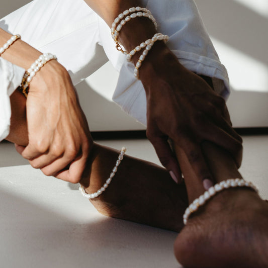 Tiny Pearl Anklet